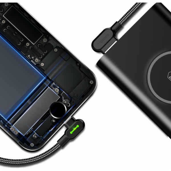 Mcdodo USB-A – Lightning kabel 1,2 m černý (CA-4671)