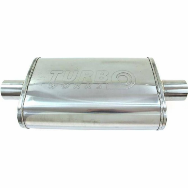 Středový tlumič výfuku TurboWorks 76 mm TurboWorks LT 409SS