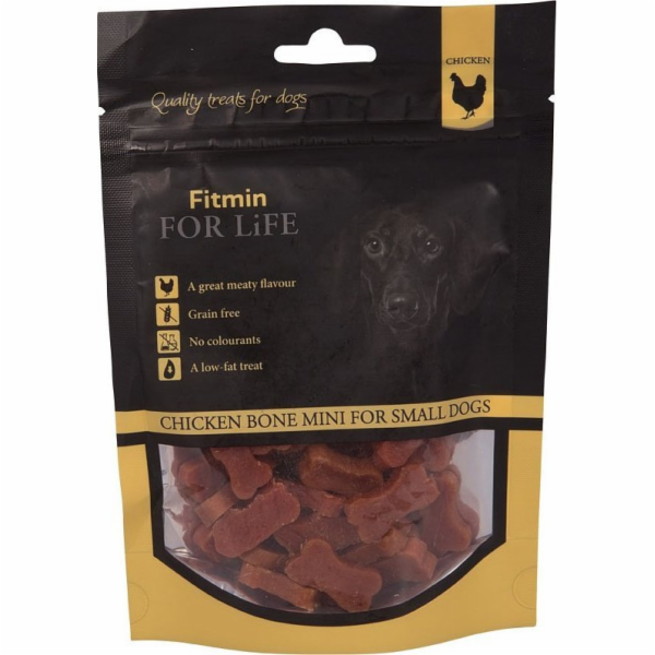 Fitmin For Life pamlsek pro psy kuřecí kost mini 70g