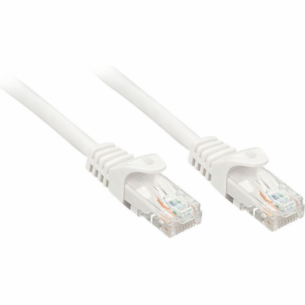 Lindy Patchcord Cat6, U/UTP, 2m, bílý (48203)