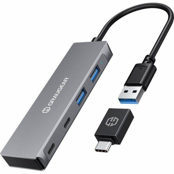 Graugear USB HUB GRAUGEAR USB-HUB 4x USB 3.0, 2x Type-C a...