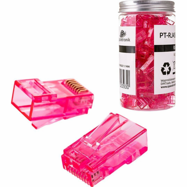 Spacetronik RJ45 zástrčka, průchozí cat6 UTP PT-RJ456UPK-...