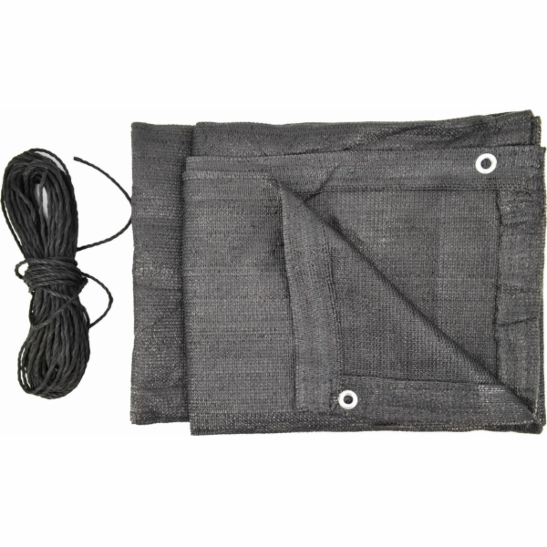 AWTools BALKONOVÝ KRYT 1*5m 180g S UV OČKY ŠEDÝ AW67190