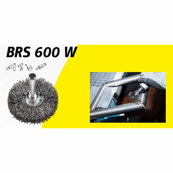 Klingspor K.KARTÁČ DISKOVÝ 60mm SHANK BRS600W DRÁT NEREZ.