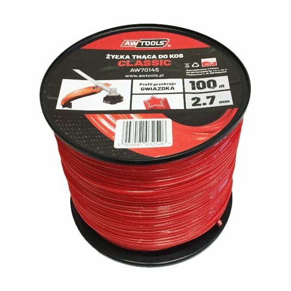 AWTools Classic řezná čára 2,7 mm 15 m čtverečních (AW70130)