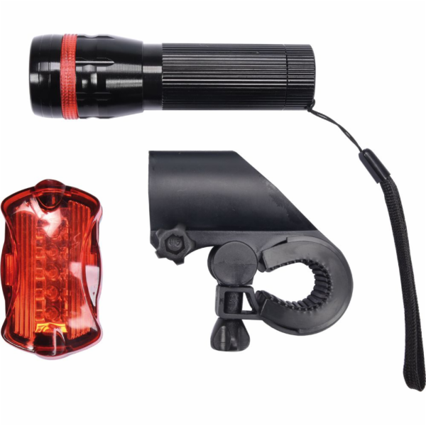 Vorel Sada svítilen na kolo přední + zadní 3W 5 LED 150lm...