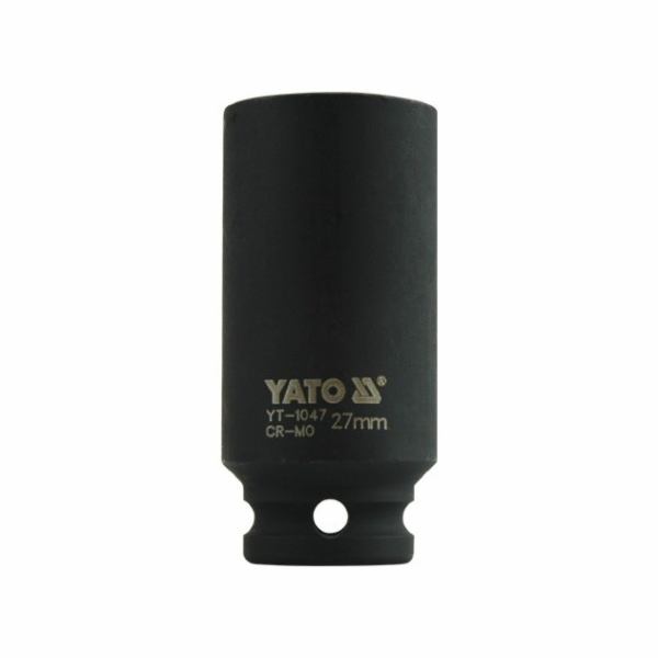 Yato 6-bodová rázová objímka 1/2" 27 mm dlouhá (YT-1047)