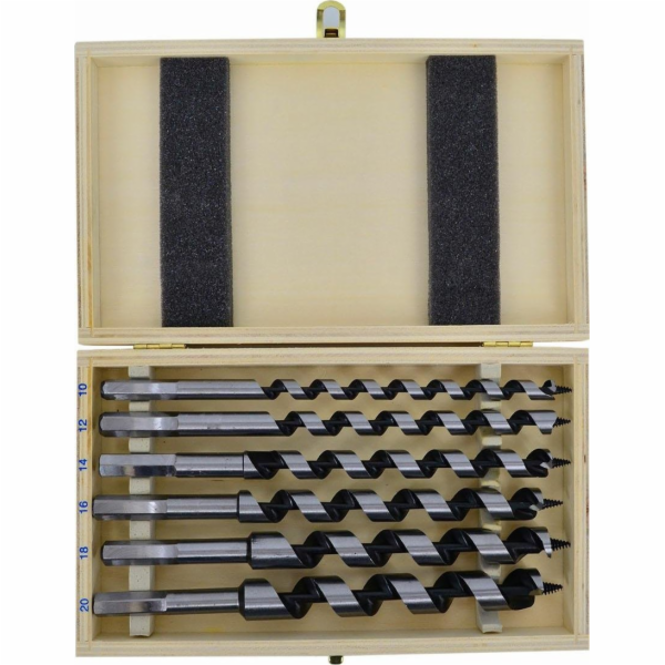 AWTOOLS vrtačka AWTOOLS SADA VRTÁKŮ DO DŘEVA 6ks. 10-20/2...