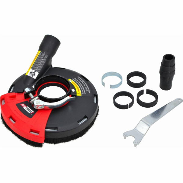 AWTools ŠTÍT NA ODSÁVÁNÍ PRACHU PRO BROUŠENÍ 115-125mm