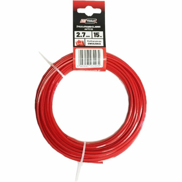 AWTools Classic řezací struna 2,7 mm 15m kulatá (AW70124)