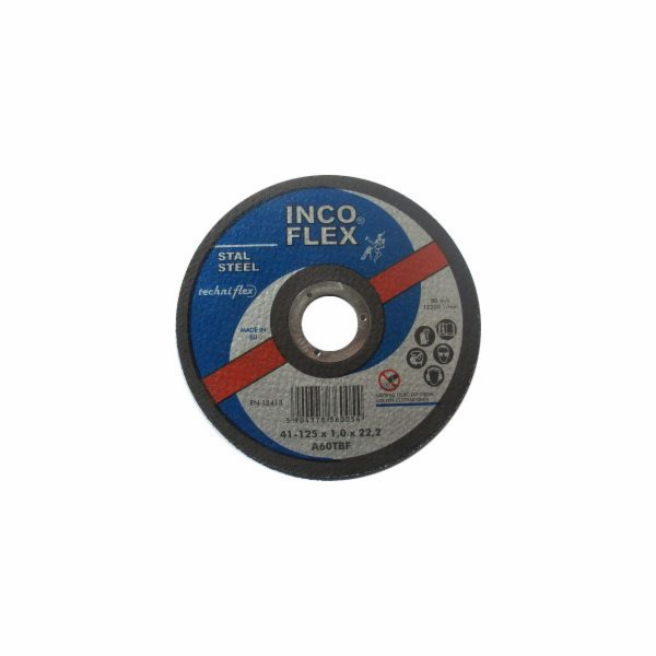 Řezný kotouč na kov Techniflex 125 x 2,5 x 22,2 mm (T1A 1...