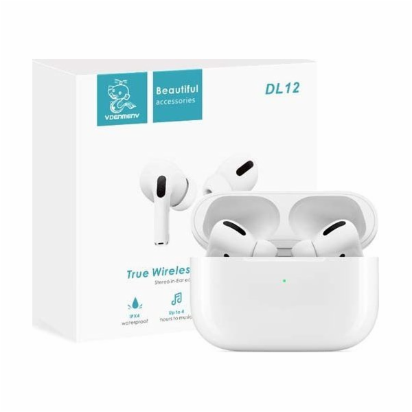 Sluchátka Vega BLUETOOTH DENMEN EARBUDS WHITE DL12 TWS>