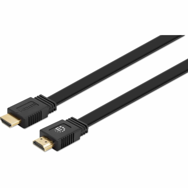 Manhattan HDMI - HDMI kabel 10m černý (355643)