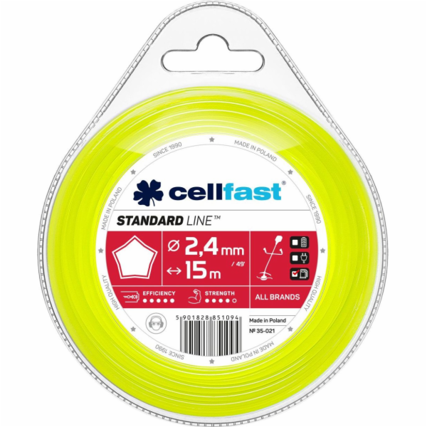 Cellfast standardní řezná čára 2,7 mm / 15 m hvězda (35-026)