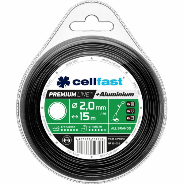 Cellfast prémiová řezná struna 2,4 mm/15 m kulatá (35-033)