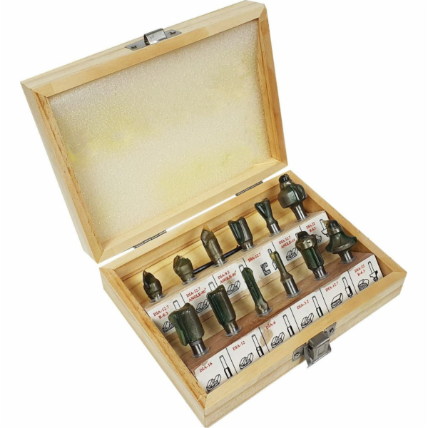 Stříbrná SHAPE BEARING BUTTERS 12 kusů/STŘÍBRNÁ EX10326