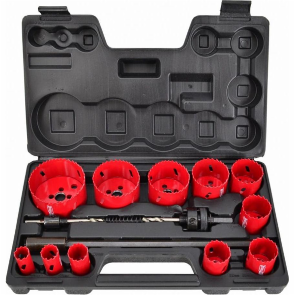 AWTools BIMETALOVÉ DĚROVÉ PILY SET 15 ks. 19-76 mm AW49661