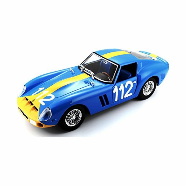 Bburago model auta 18-26305 Ferrari 250 GTO 1:24 modrá/žlutá