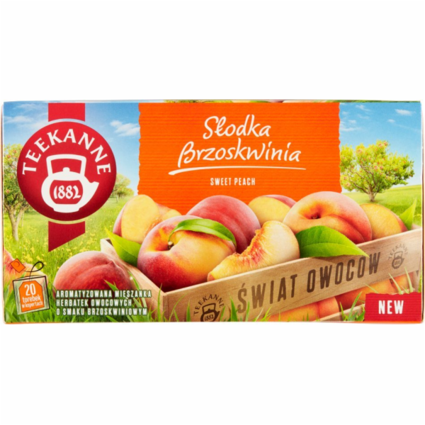TEEKANNE Fruit World Ovocný čaj s příchutí sladká broskev...