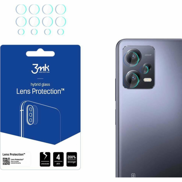 Hybridní sklo 3MK pro fotoaparát / objektiv XIAOMI REDMI ...