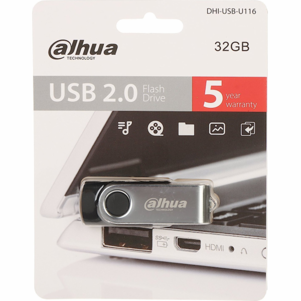 Pendrive Dahua Technology Pendrive 32GB DAHUA USB-U116-20...