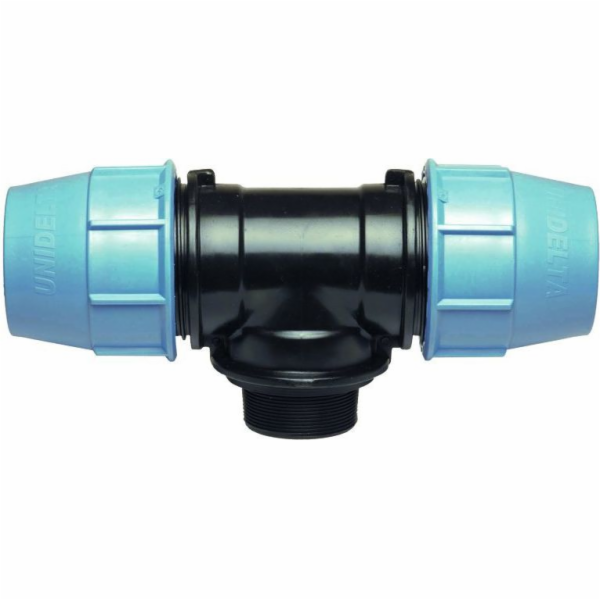 Unidelta PE redukční T-kus GZ PE 40mm x 6/4" x 40mm (603541)