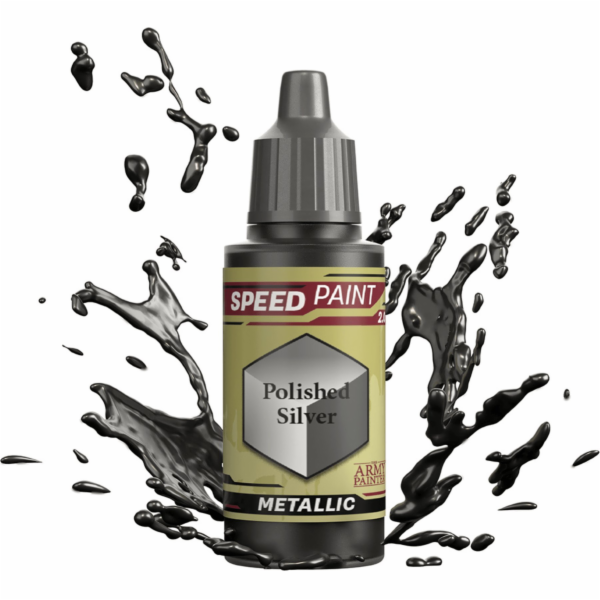 Army Painter  SPEEDPAINT METALLIC 2.0: LESHED SILVER