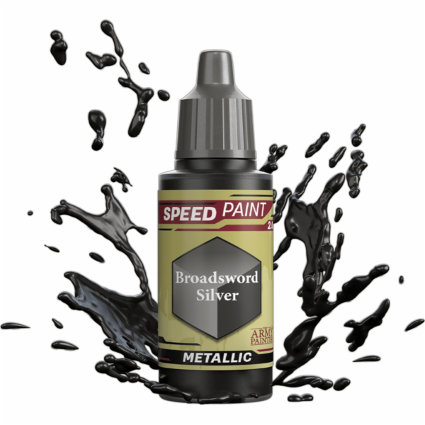 Army Painter  SPEEDPAINT METALLIC 2.0: BROADSWORD SILVER
