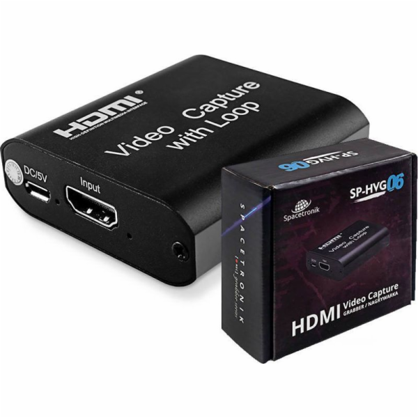 Systém přenosu AV signálu Spacetronik HDMI - HDMI Black
