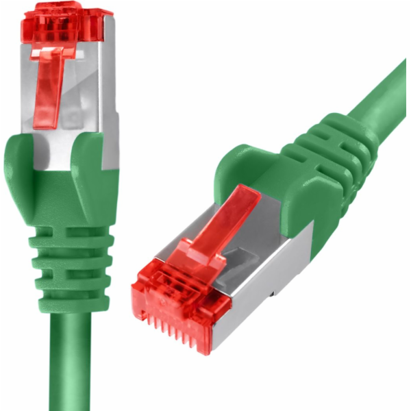 Spacetronik RJ45 CAT 6 S/FTP kabel AWG27 LSZH zelený 5m
