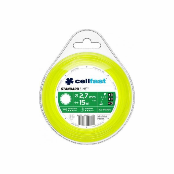 Cellfast standardní řezná čára 2,7 mm / 15 m, kulatá (35-...