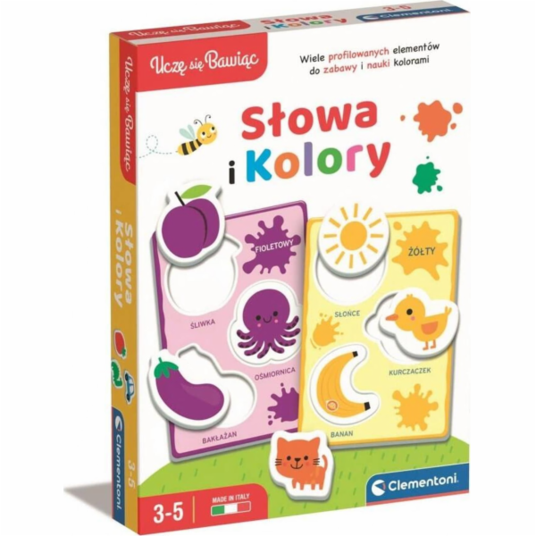 Clementoni učí? si? bavit. Slova a barvy