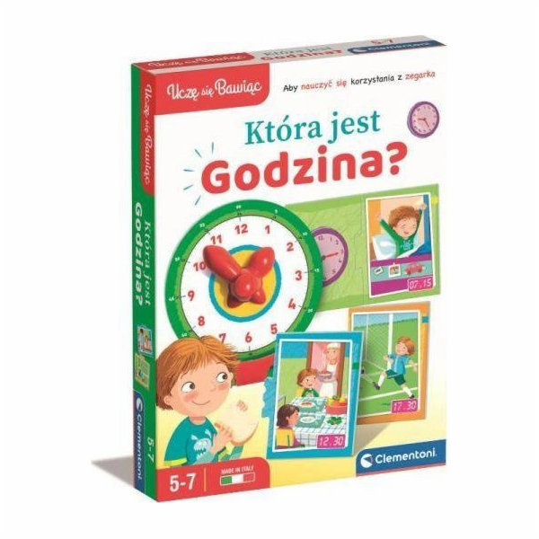 Clementoni učí? si? bavit. Kolik je hodin?