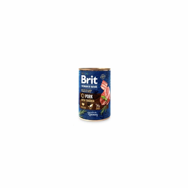 BRIT Premium by Nature Pork with trachea - mokré krmivo p...