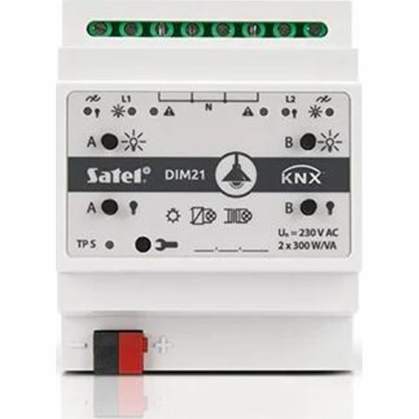 Satel SATEL KNX 2-kanálový stmívací aktor KNX-DIM21