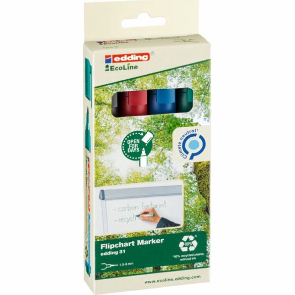Edding EDDING ecoline fix na flipchart e-31, 1,5-3 mm, 4 ...