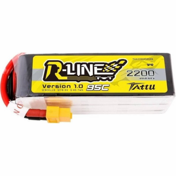 Baterie Tattu Tattu R-Line 2200mAh 18,5V 95C 5S1P XT60