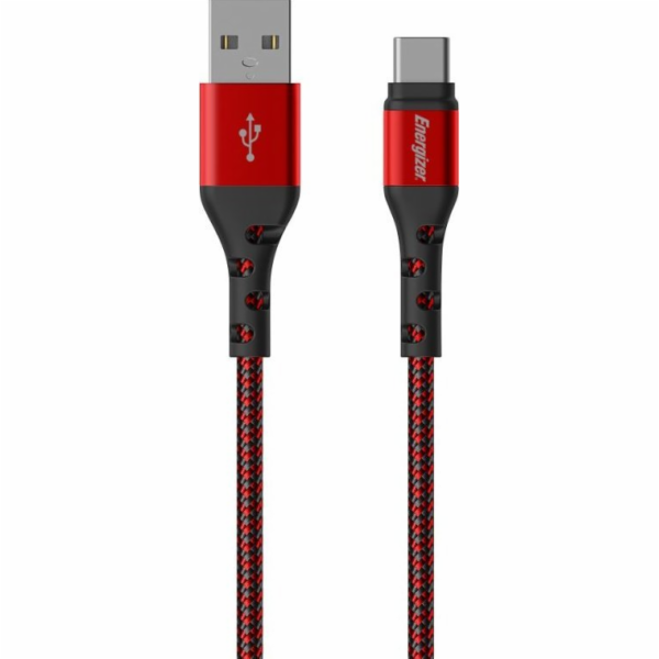 Energizer USB-A - USB-C USB kabel 2 m červený (C520CKRD)