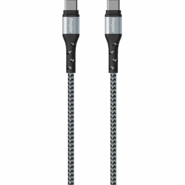 Energizer USB-C – USB-C USB kabel 2 m stříbrný (C521CKSL)