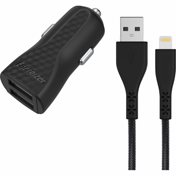 Nabíječka do auta Energizer Energizer 2xUSB + Lightning k...