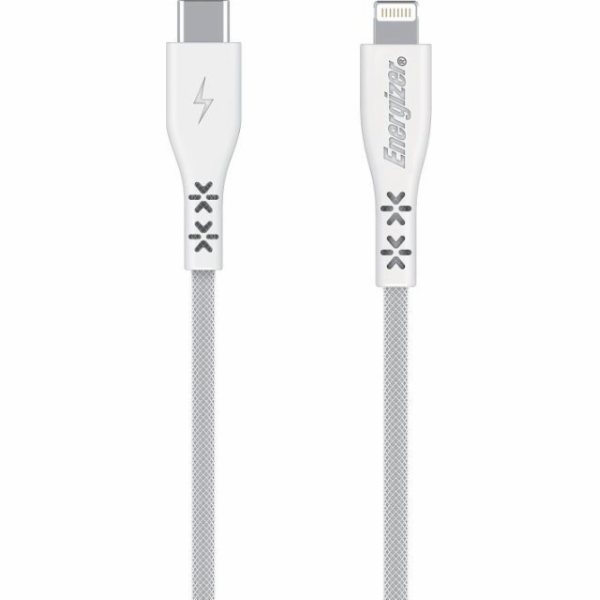 Energizer USB-C – Lightning USB kabel 2 m bílý (C411LKWH)