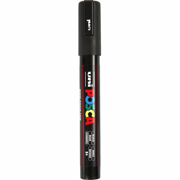 ZNAČKOVAČ S PLAKÁTOVOU BARVA UNI PC-5M POSCA, ČERNÁ