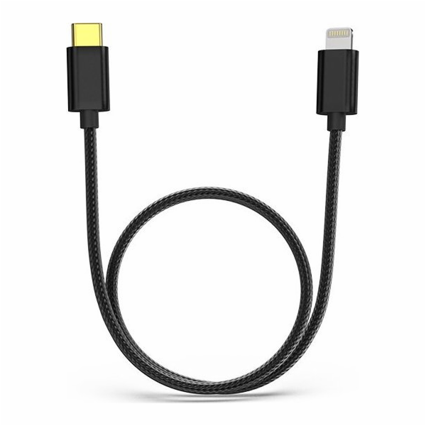 FiiO USB-C – Lightning kabel 0,5 m černý (6953175731030)