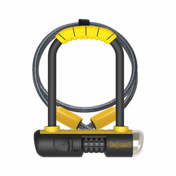 Zámek na kolo OnGuard Combo Mini DT žluto-černý (8015C)