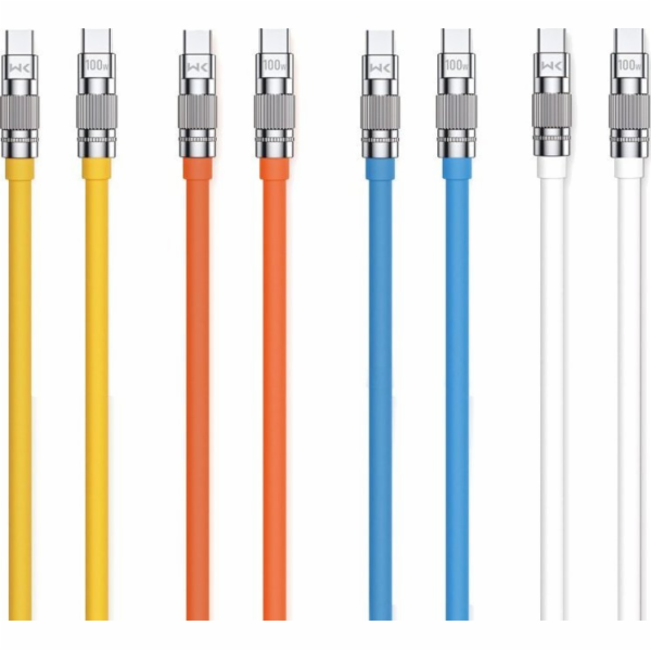 Wekome USB-C - USB-C kabel USB 1 m oranžový (WK-WDC-188_O...
