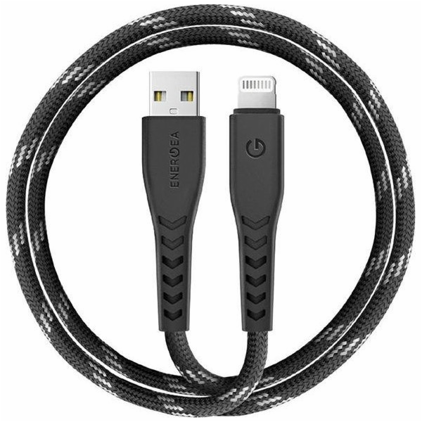 Energea USB-A – Lightning USB kabel 1,5 m černý (CBL-NF-B...