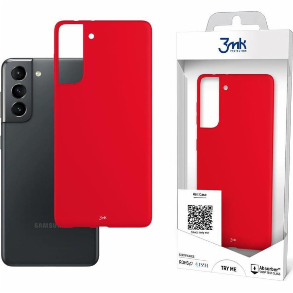 3MK Samsung Galaxy S21 5G - 3mk matné pouzdro jahoda