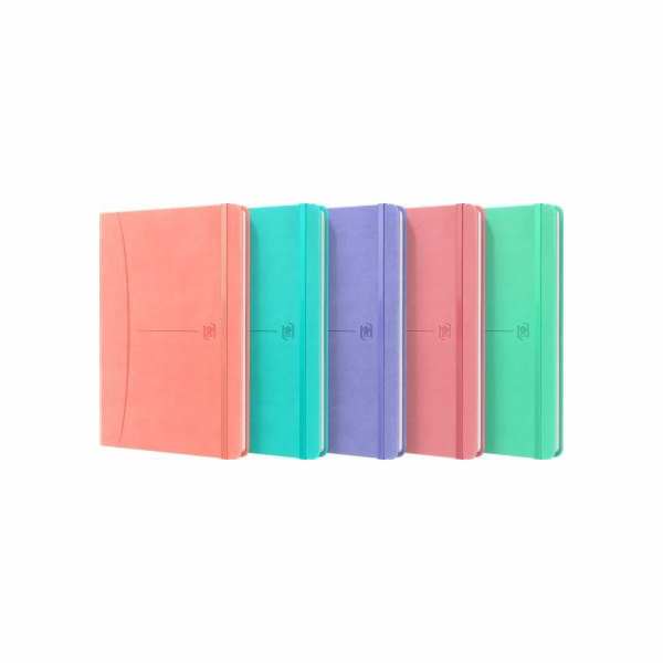 Oxford Notebook Oxford Signature A5/80k mřížka, mix barev