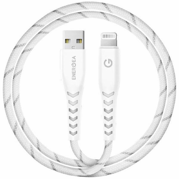 Energea USB-A – Lightning USB kabel 1,5 m bílý (CBL-NF-WH...