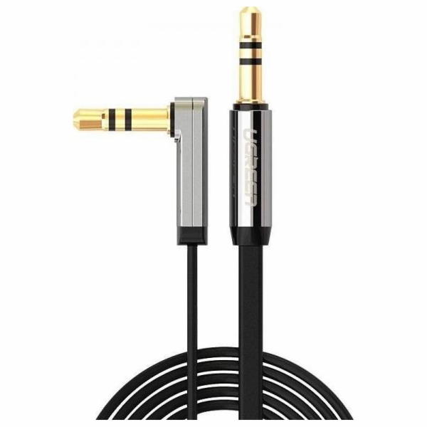 Kabel Ugreen Jack 3,5 mm - Jack 3,5 mm 3m stříbrný (UGR319)